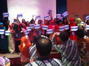Sebagian peserta dari Indonesia yang mendapatkan penghargaan, total sekitar 300 peserta dari Indonesia